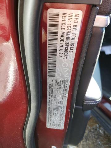 1C4RJHBG6PC500279 Jeep Grand Cherokee Limited