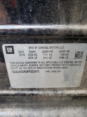 1G4GA5GR0FF253415 Buick Lacrosse