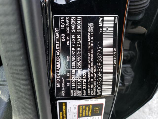 2015 MERCEDES-BENZ GLK 350 - WDCGG5HB0FG379511