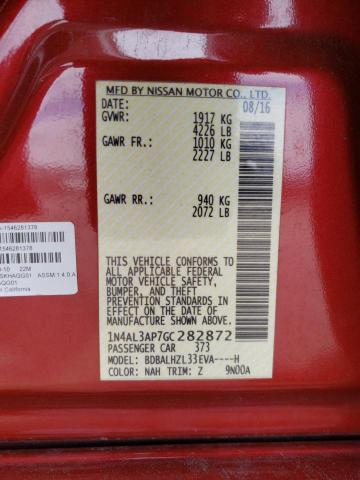 1N4AL3AP7GC282872 Nissan ALTIMA 2.5