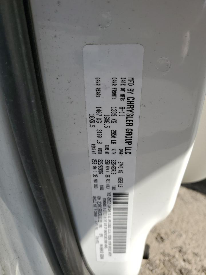 2012 Chrysler Town & Country Touring VIN: 2C4RC1BGXCR116122 Lot: 55442684