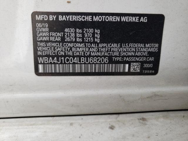 2020 BMW 430I - WBA4J1C04LBU68206