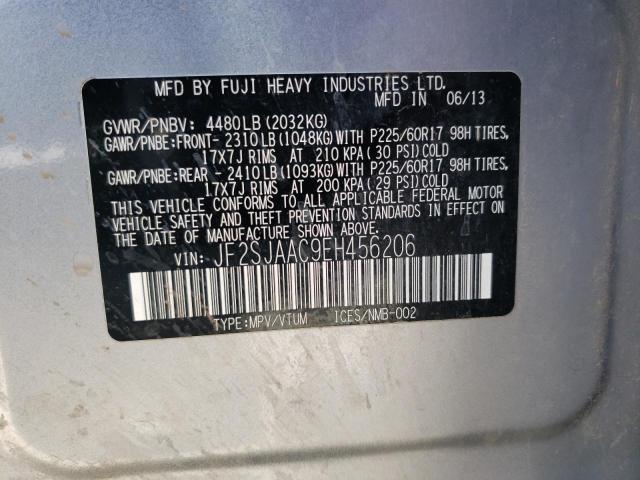 JF2SJAAC9EH456206 Subaru Forester 2.5i