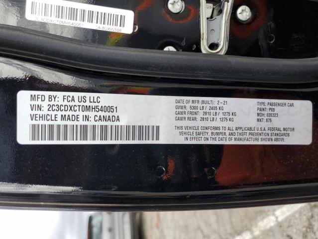 2021 DODGE CHARGER R/ - 2C3CDXCT0MH540051