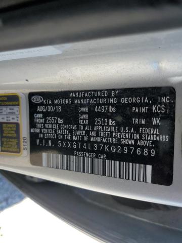 5XXGT4L37KG297689 KIA Optima Lx