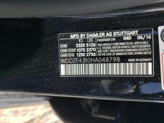 WDDZF4JB0HA048798 Mercedes-Benz E 300