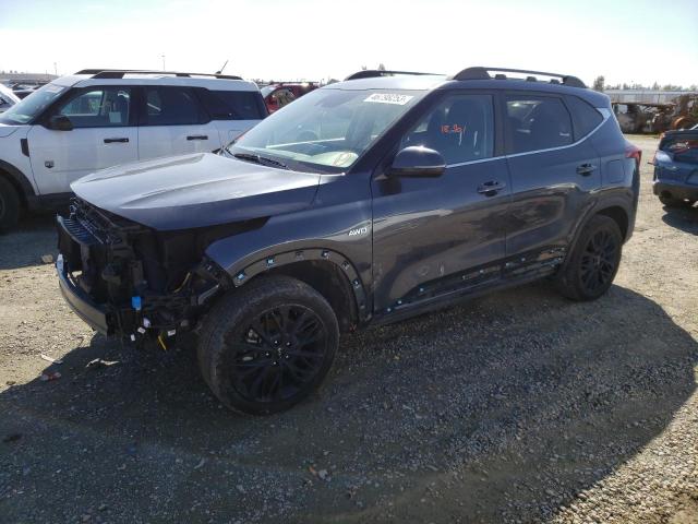KIA Seltos NIG salvage cars for sale: 2022 KIA Seltos Nightfall