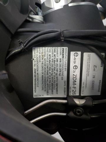 2017 DUCATI SUPERBIKE ZDM14BYW4HB008524