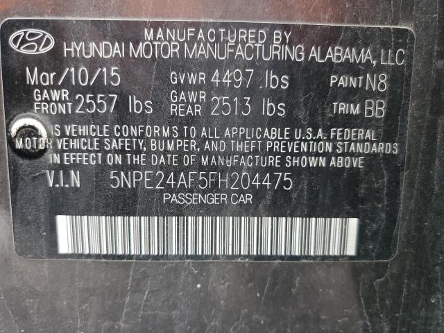 2015 HYUNDAI SONATA SE - 5NPE24AF5FH204475