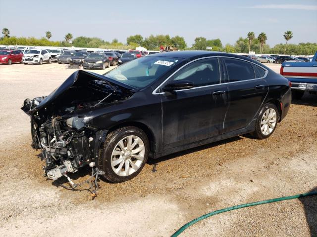 Salvage cars for sale from Copart Mercedes, TX: 2015 Chrysler 200 C
