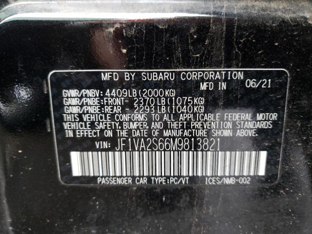 JF1VA2S66M9813821 Subaru Wrx Sti