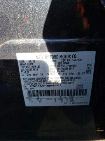 2022 FORD EDGE ST - 2FMPK4AP1NBA62875