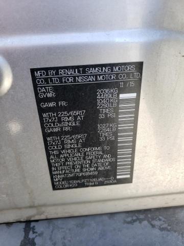 KNMAT2MT7GP618459 Nissan ROGUE S