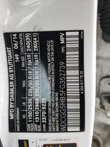 WDCGG5HB5FG352739 Mercedes-Benz GLK 350