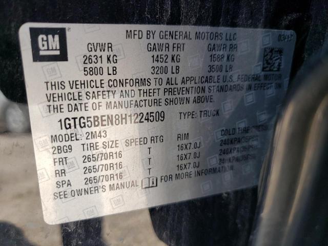 1GTG5BEN8H1224509 GMC CANYON
