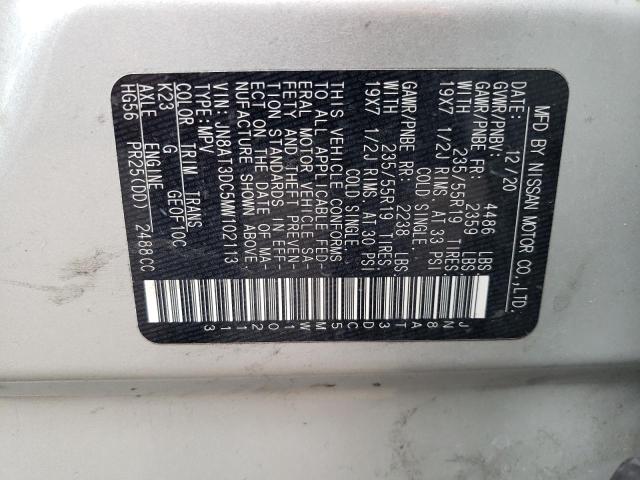 2021 NISSAN ROGUE PLAT - JN8AT3DC5MW102113