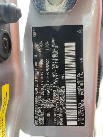 2017 TOYOTA SEQUOIA LI - 5TDKY5G12HS068936