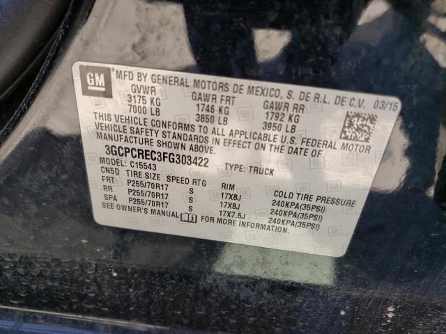 2015 CHEVROLET SLVRD 1500 3GCPCREC3FG303422
