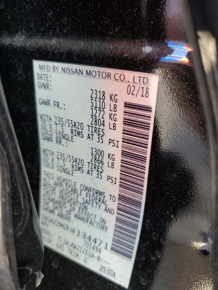 5N1AZ2MG9JN134471 NISSAN MURANO 2018