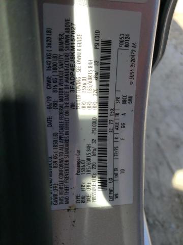 3FADP4EJ8KM157027 Ford FIESTA SE