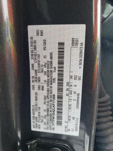1FTFW1E42LKF17268 Ford F150 Supercrew