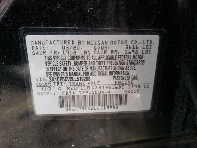 2020 NISSAN KICKS SV - 3N1CP5CV2LL519283
