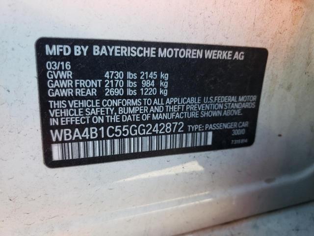 WBA4B1C55GG242872 BMW 435 I Gran Coupe