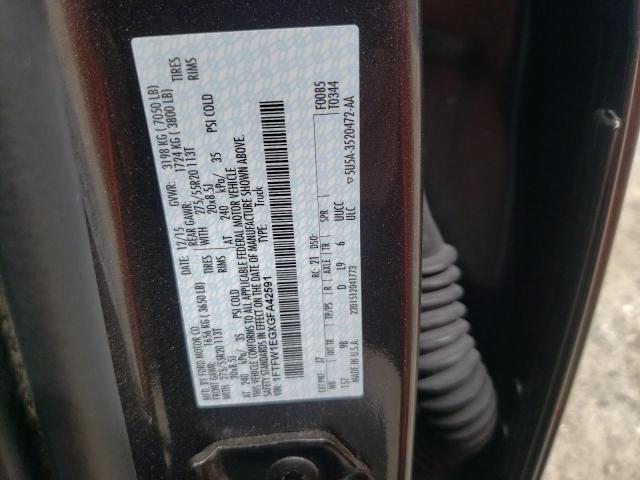 2016 FORD F-150 SUPE 1FTFW1EGXGFA42591