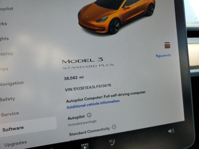 5YJ3E1EA3LF613676 Tesla MODEL 3