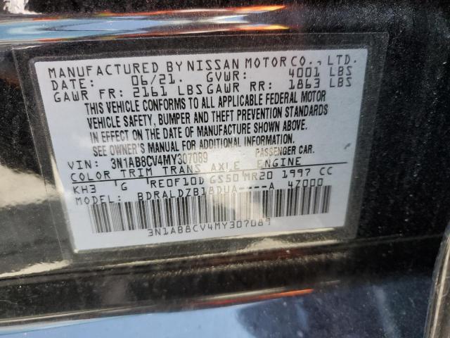 3N1AB8CV4MY307089 Nissan SENTRA SV