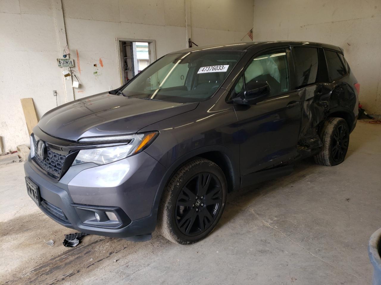 5FNYF7H29KB003936 HONDA PASSPORT S 2019