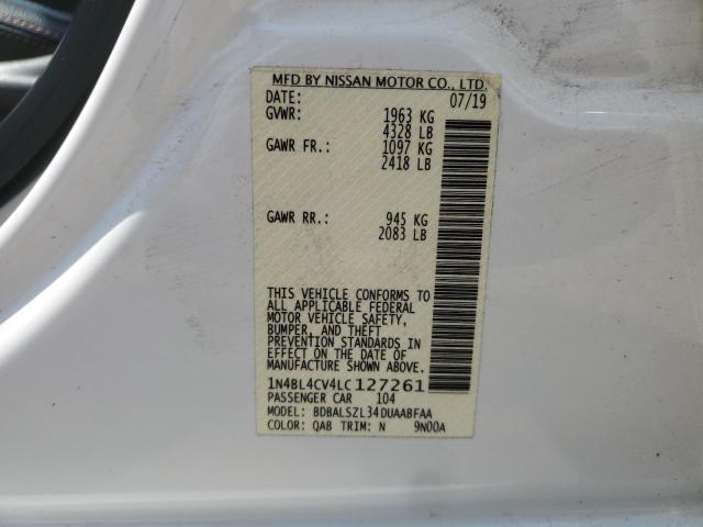 1N4BL4CV4LC127261 Nissan ALTIMA SR