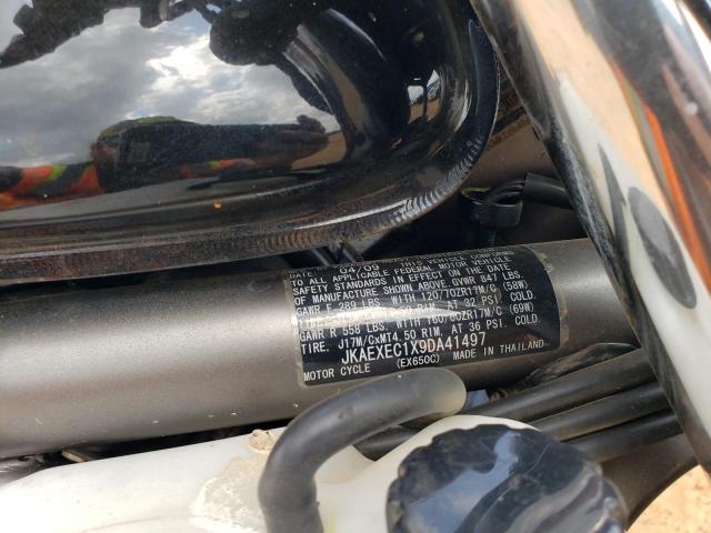 2009 KAWASAKI EX650 C - JKAEXEC1X9DA41497