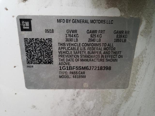 2018 CHEVROLET CRUZE PREM - 1G1BF5SM6J7218398
