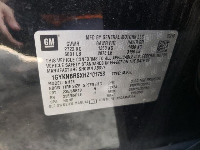 1GYKNBRSXHZ101753 Cadillac XT5 LUXURY