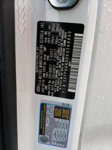 5XYPG4A30KG568899 KIA SORENTO L