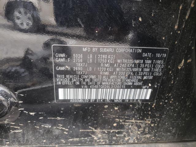 2020 SUBARU OUTBACK ON 4S4BTGKD9L3120015