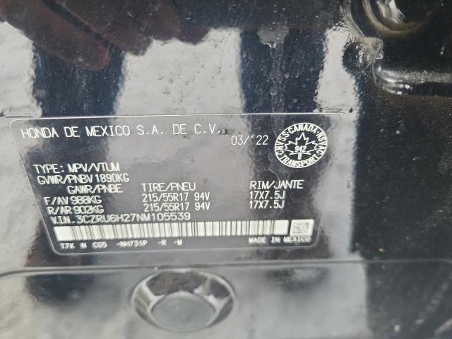 2022 HONDA HR-V SPORT - 3CZRU6H27NM105539