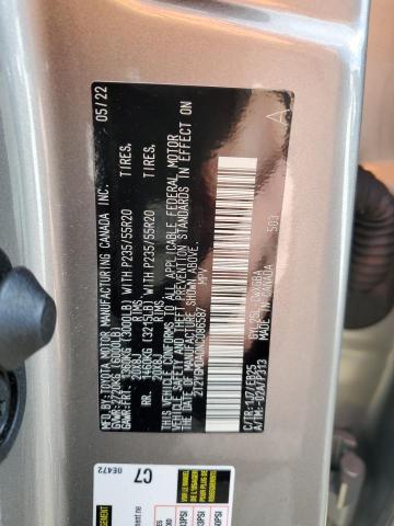 2022 LEXUS RX 450H F- 2T2YGMDA0NC086587