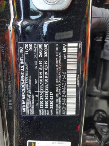 4JGFB4KB4MA375461 Mercedes-Benz Gle 350 4matic
