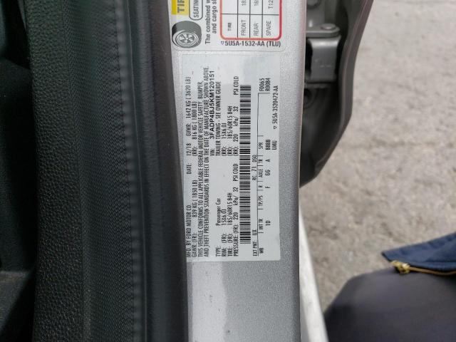 3FADP4BJ5KM120151 Ford FIESTA SE
