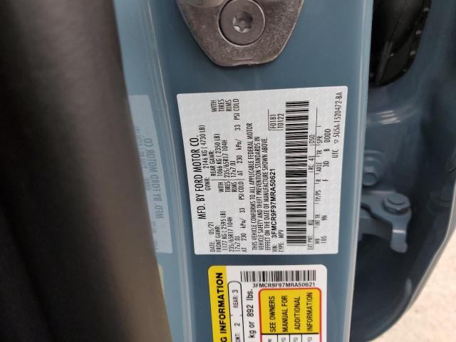 2021 FORD BRONCO - 3FMCR9F97MRA50621