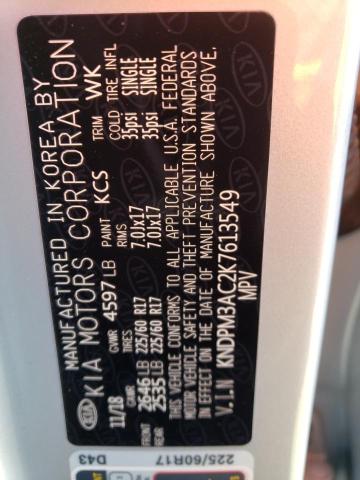 KNDPM3AC2K7613549 KIA Sportage Lx