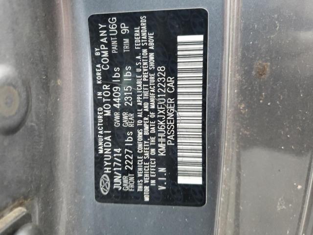 2015 HYUNDAI GENESIS CO - KMHHU6KJXFU122328