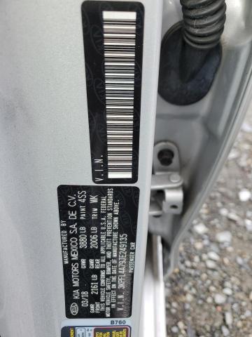 3KPFL4A79JE249135 KIA FORTE LX