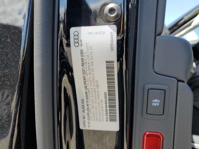 2017 AUDI A4 ULTRA P - WAUGMAF46HN044583