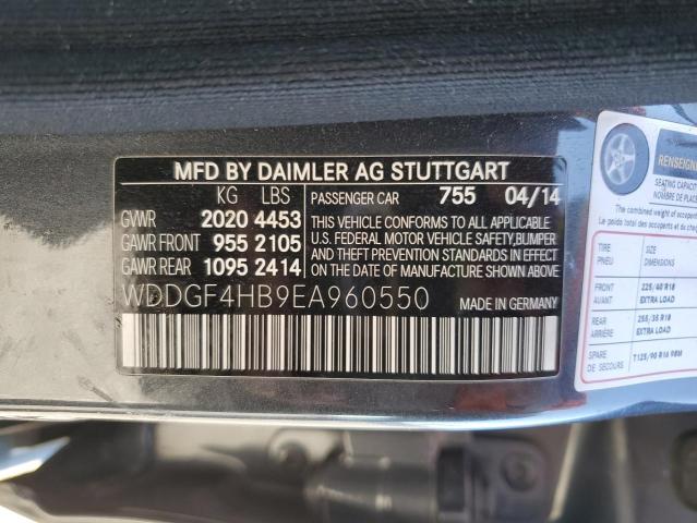 WDDGF4HB9EA960550 Mercedes-Benz C 250