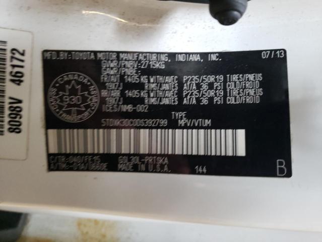 5TDXK3DC0DS392799 2013 TOYOTA SIENNA - Image 14