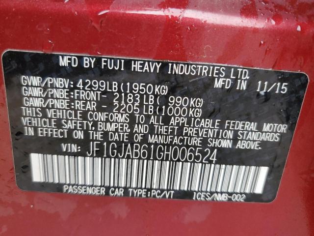 JF1GJAB61GH006524 Subaru Impreza Premium