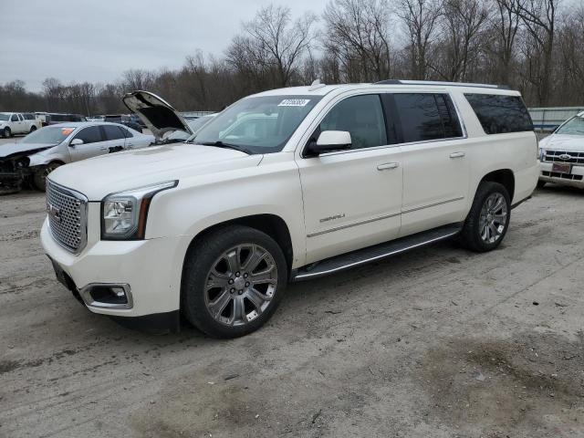 Salvage cars for sale from Copart Ellwood City, PA: 2015 GMC Yukon XL Denali